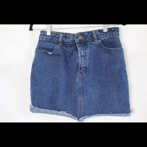 Denim skirt